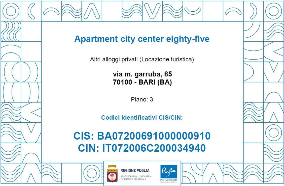 Apartment City Center Eighty-Five Bari Buitenkant foto